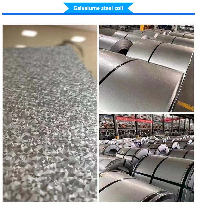 Full Hard 55% Competitive Price Galvalume Steel Coils/Az150g Z275g 1.5mm Galvanized Steel Coil/Factory Fob Price Alu Zincalume Steel Rolling/Hot Rolling Gi Gl