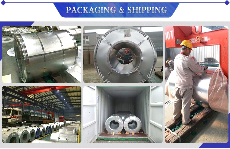 Zinc Coated Dx51d 0.4*1000 High Strength Spangle Surface China Manufacturer Supplier Galvanzied Steel Coils Gi