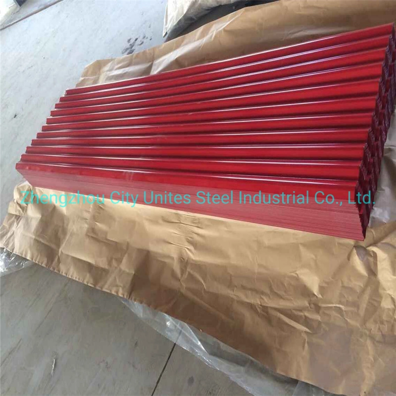 New Design Steel Building Material PPGI Prepainted Corrugated Roofing Sheet